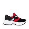 22471 sneakersy dte2089 black red