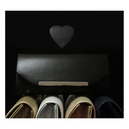 Spoločenksá kabelka MG62-004-3 BLACK