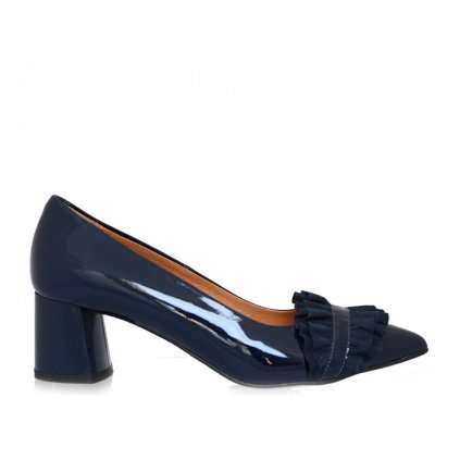 Lodičky SZ1917/49+313 NAVY LAK