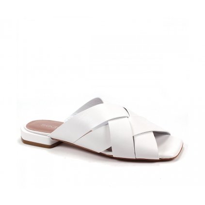 Elegantné šľapky MFS21511/1512 BIELA