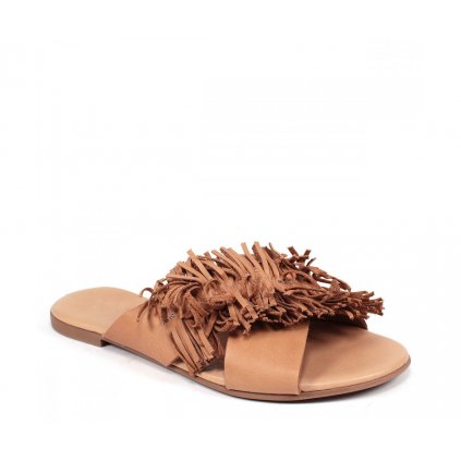 Dámske šľapky AL22424 CAMEL