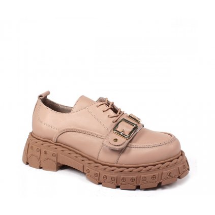 Slip on poltopánky AQ440 88 TBN-BS02 BÉŽOVÁ