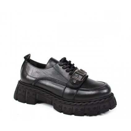 Slip on poltopánky AQ440 21 ČIERNA