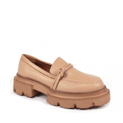 Slip on topánky MO165-16 CAMEL