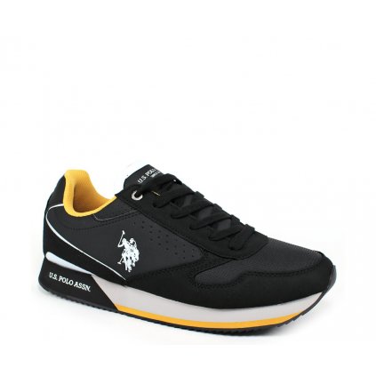 Pánske sneakers NOBIL003B-BLK BLACK/YELLOW