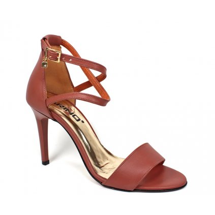 Elegantné kožené sandále