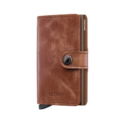 SECRID Miniwallet Vintage Cognac Brown