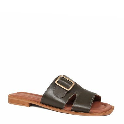 Kožené šľapky Secretshoes