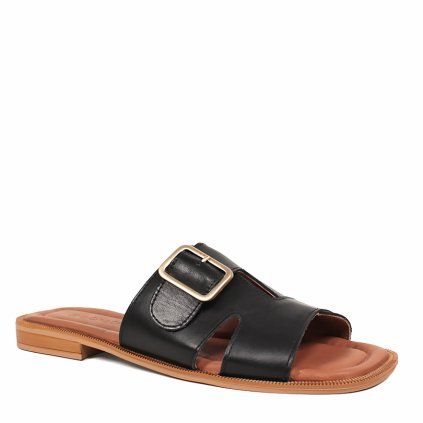 Kožené šľapky Secretshoes