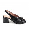 Elegantné sandále AL8179-301S/303+3 ČIERNA