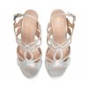 Spoločenské sandále MB21228 0009 SILVER