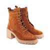 Semišové kotníky FH321031-SCK ASTAR-PERA DONNA CAMEL SEMIŠ