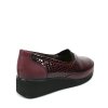 Komfortné mokasíny EY157 BORDO LAK