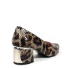 Lodičky Secretshoes s leopardím vzorom