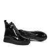 Lakované členkové čižmy Secretshoes