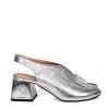 Strieborné sandále Secretshoes