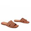 Kožené šľapky Secretshoes