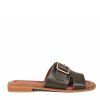 Kožené šľapky Secretshoes