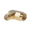 Steckverbinder-Winkeladapter SMA (f) / SMA (m)