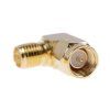 Steckverbinder-Winkeladapter SMA (f) / SMA (m)