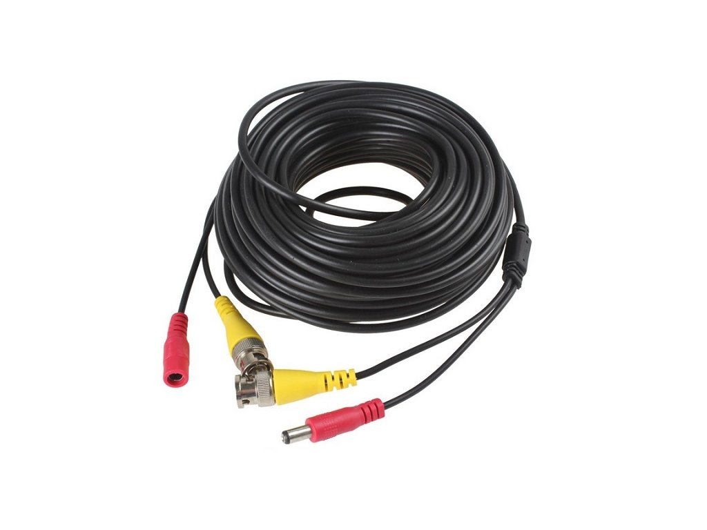 Kabely používané při instalaci bezpečnostních kamer