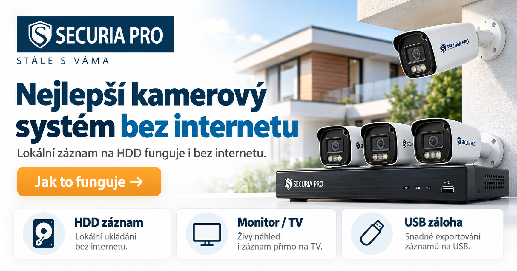 Nejlepší kamerový systém bez internetu – jak funguje a co vybrat?