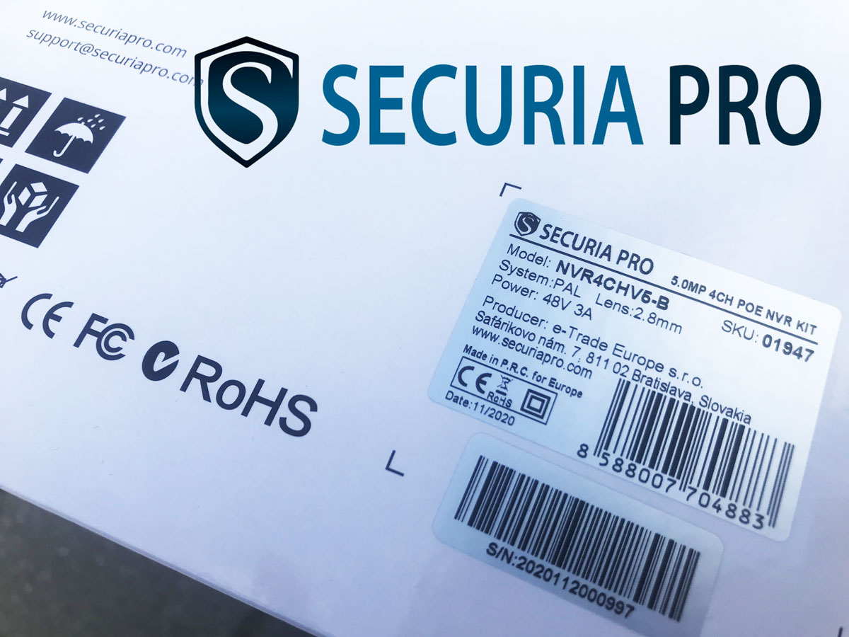 Securia Pro - Slovenská značka, kamerové systémy