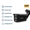 IP camera bullet black 5MP