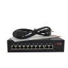 Securia Pro PoE Switch 8 port + 2 port 1000Mbit High Power - N2582P