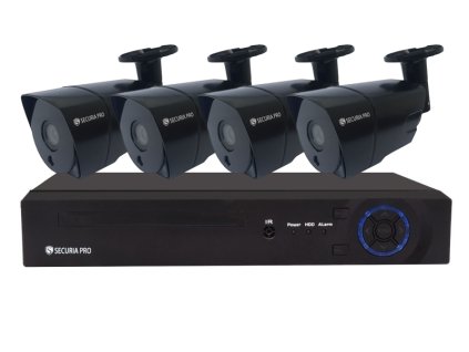 Securia Pro IP set 3MPx NVR4CHV2-B (Nahrávanie bez disku)
