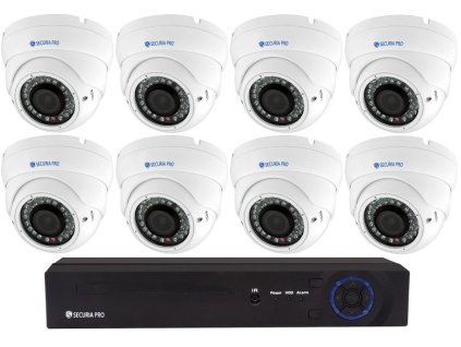 Securia Pro IP kamerarendszer 8MPx NVR8CHV8-W DOME