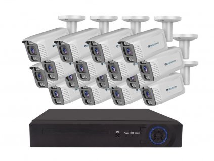Securia Pro IP kamerarendszer NVR16CHV8S-W smart, fehér