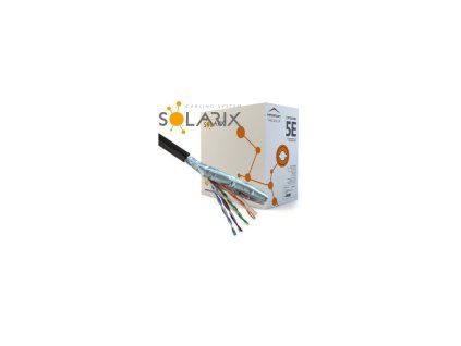 Solarix FTP Cat5e kábelvezeték 305m PE kültéri