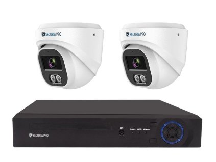 Securia Pro IP kamerarendszer NVR2CHV8S-W DOME smart SONY, fehér