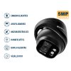 IP camera dome black 5MP