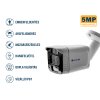 IP camera bullet white 5MP