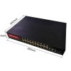Securia Pro PoE Switch 16 port +2 port 1000 Mbit High power - N3162P