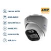 IP camera dome white 4MP