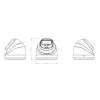 Securia Pro IP kamera 6MP N388S-6MP-W, fehér, fém
