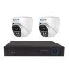Securia Pro IP 2 kamerarendszer 6MPx, NVR2CHV6S-W DOME smart, fehér, fém