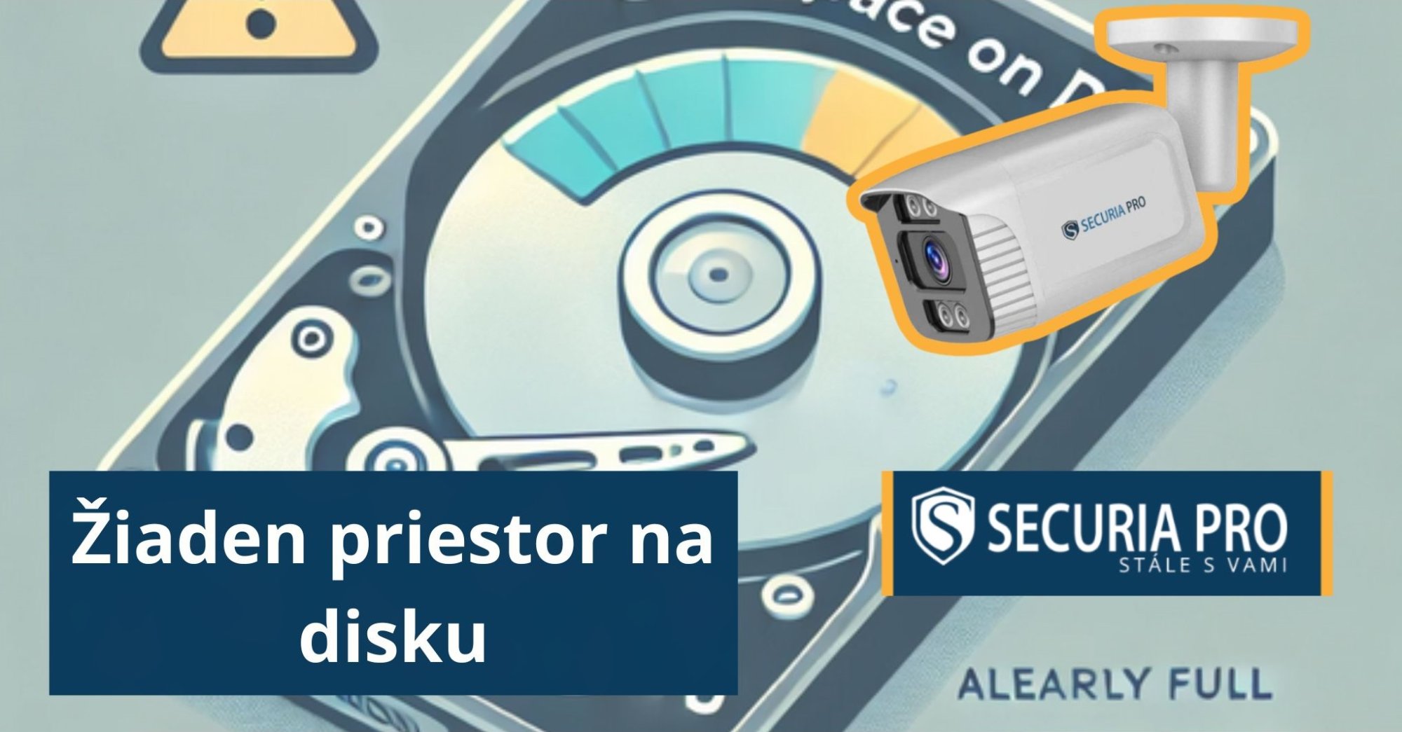 Alarm: Neštandardný Alarm - Žiaden priestor na disku