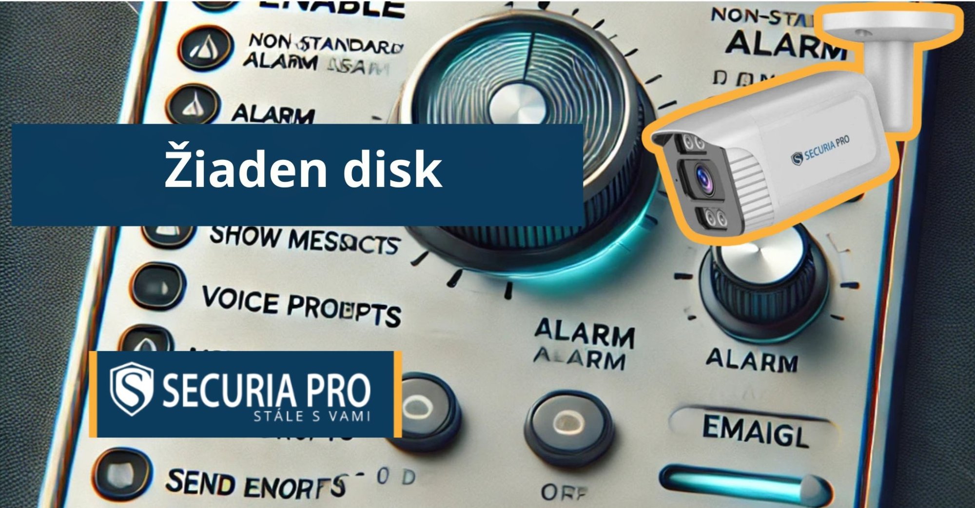 Alarm: Neštandardný Alarm - Žiaden disk