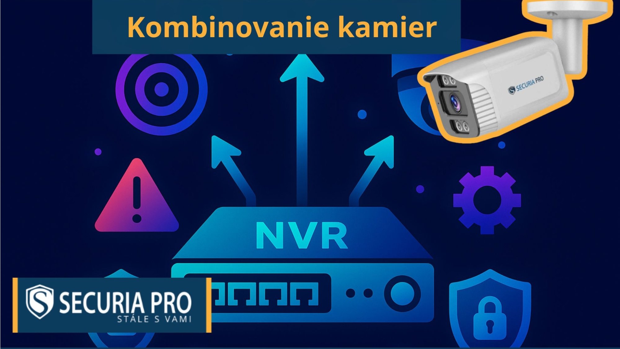 Akým spôsobom môžem kombinovať kamery v rámci kamerového systému?
