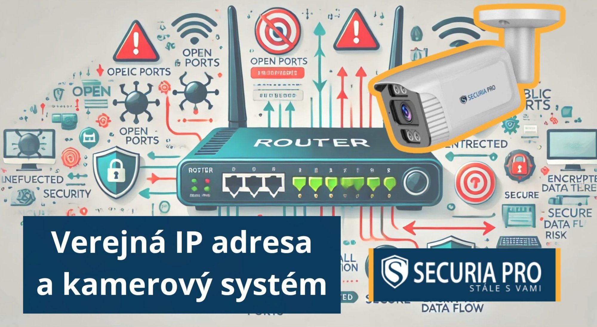 Verejná IP pri kamerovom systéme: Riziká a bezpečné riešenia