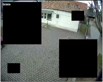 Ako nastaviť zatmavenie snímanej oblasti na IP kamere