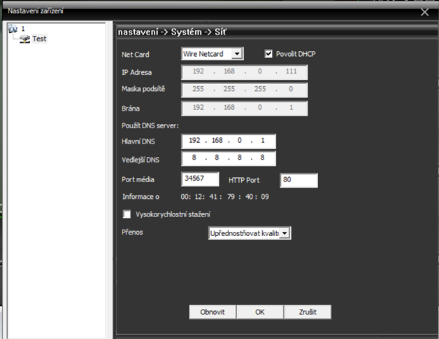 Ako zmeniť IP adresu sieťovej kamery?