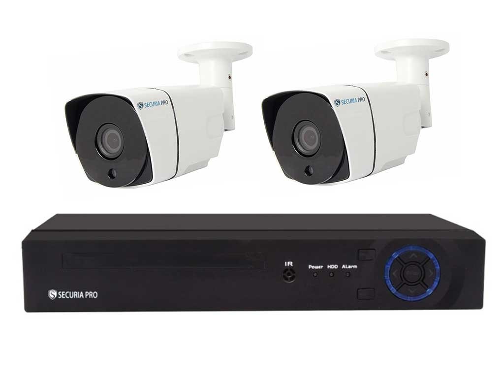Securia Pro IP kamerový systém 3MPx NVR2CHV3-W