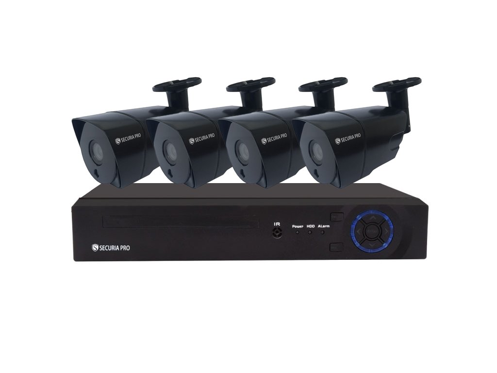 Securia Pro IP set 4MPx NVR4CHV4-B (Nahrávanie bez disku)