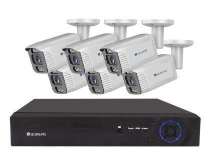 Securia Pro IP kamerový systém  NVR6CHV4S-W smart, biely, kov