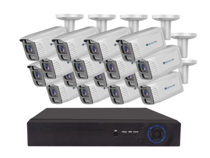 Securia Pro IP kamerový systém NVR16CHV8S-W SONY smart, biely, kov